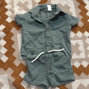 Carter's Olive Kids Matching Set